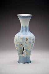 Vase with Clouds and Butterflies by Steven Young Lee, Porcelain Sculpture, 2016 4