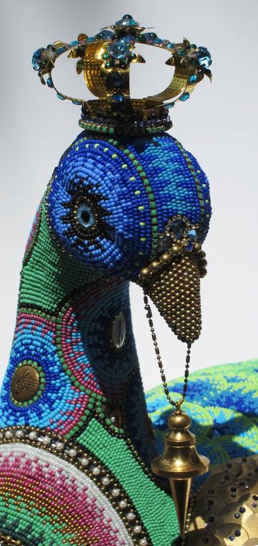 Jan Huling - Contemporary Beaded Animal Sculpture, Glass Seed Beads on