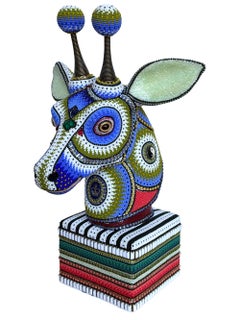 Jerome, 15.5 x 11 x 9 inch, Glass Beads on Found Object, Jan Huling