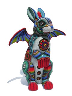 Dudaway, 23 x 16 x 10 inch, Glass Beaded Surface on Mixed Media, Jan Huling