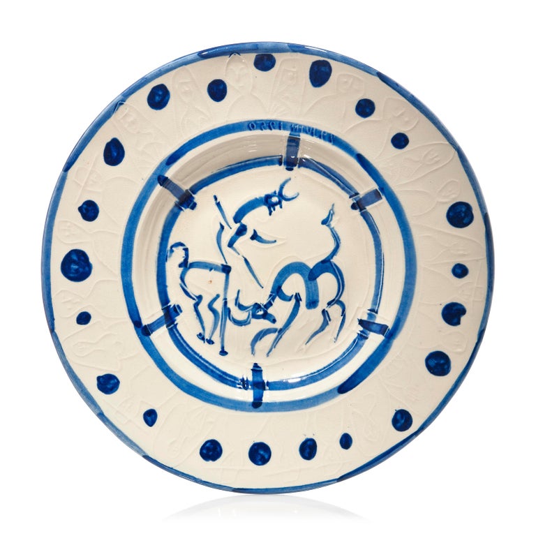 <i>La pique</i> ceramic plate, 1950, by Pablo Picasso