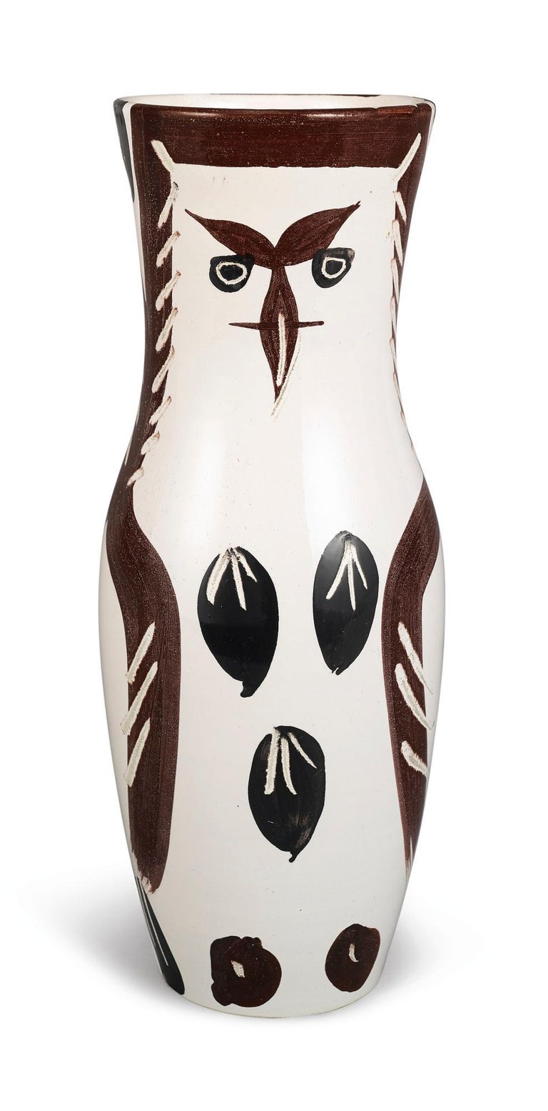 Pablo Picasso Still-Life Sculpture - Picasso Madoura Ceramic Pitcher Chouetton, Ramié 135