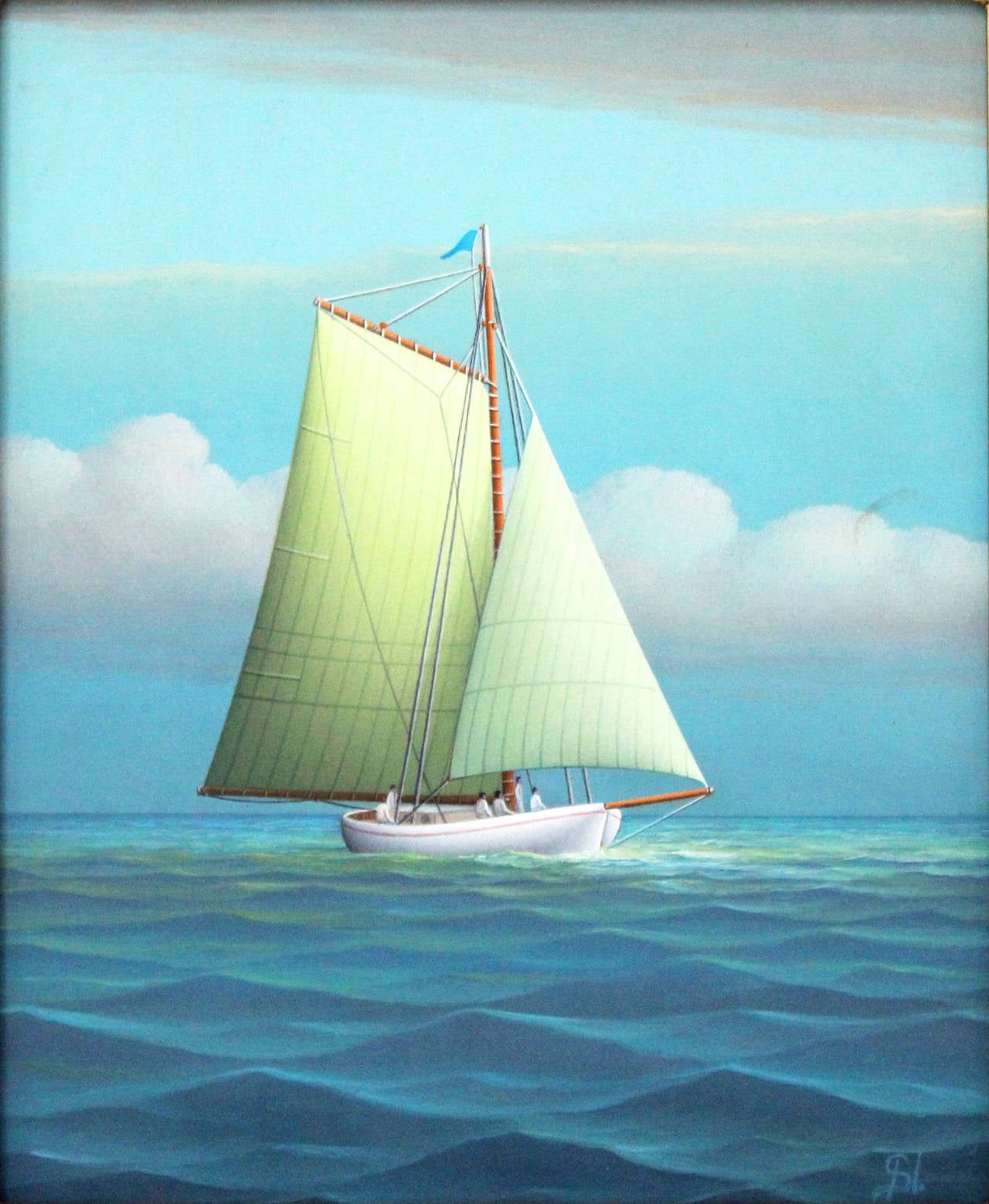 Majestic Sea - Painting by George Nemethy