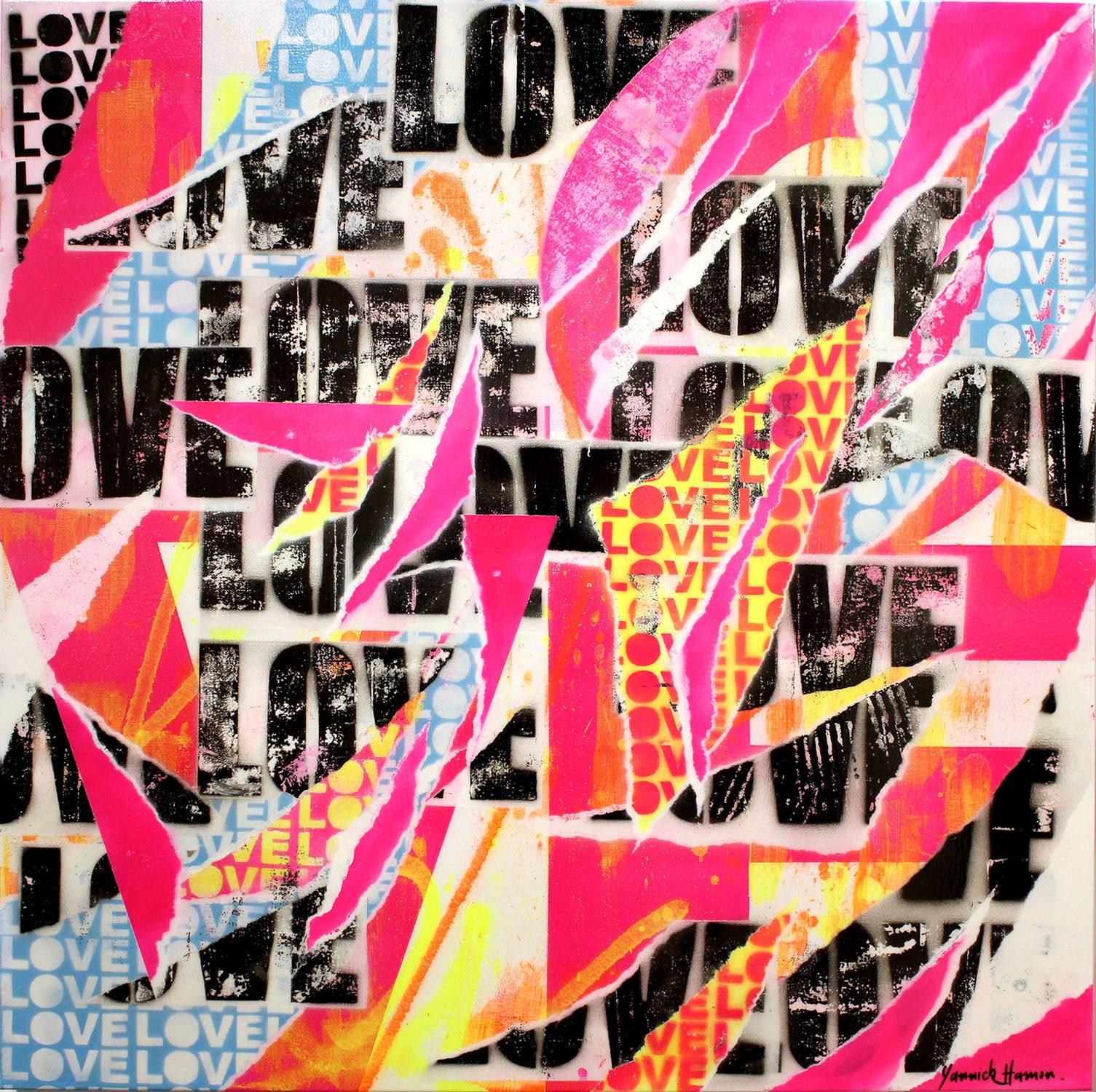 Yannick Hamon Abstract Painting - LOVE