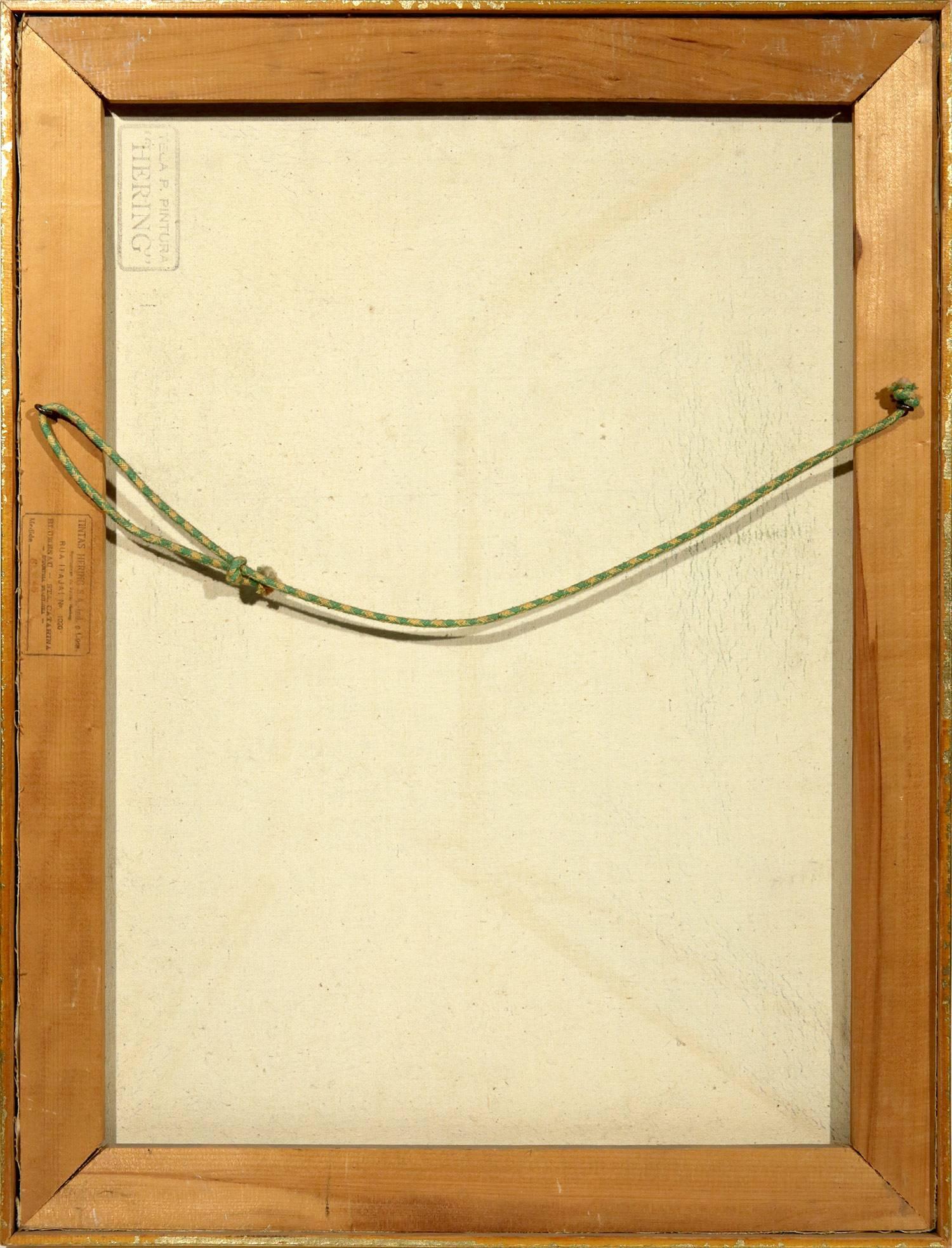 20th Century Brazilian Minimalist Modern Oil Painting 3