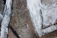 "Nature and Human Relationships – Embrace – 50 S1" Abstract Painting on Linen