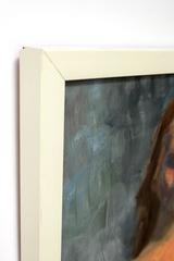 "Akt im Studio" Impressionistisches Ölgemälde auf Karton einer nackten Frau