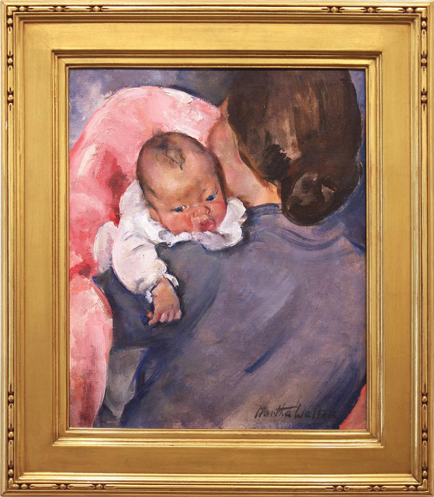 Martha Walter Portrait Painting - Clara with Charles