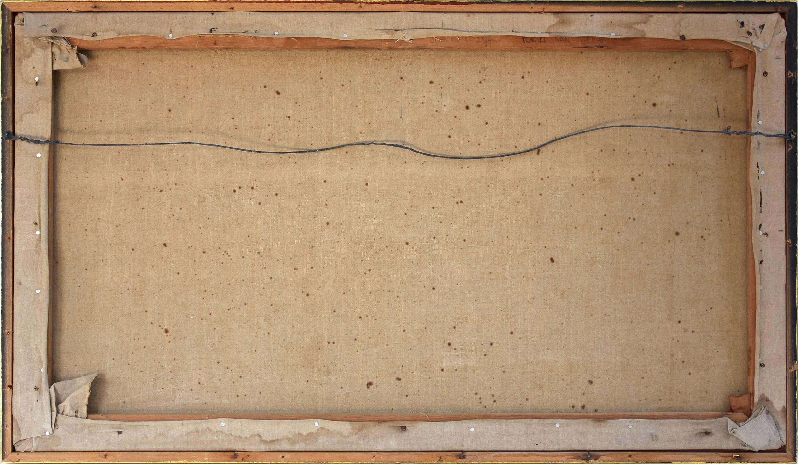 John Miller (b.1939) "Porto Santo Stefano" Mid Century Abstract