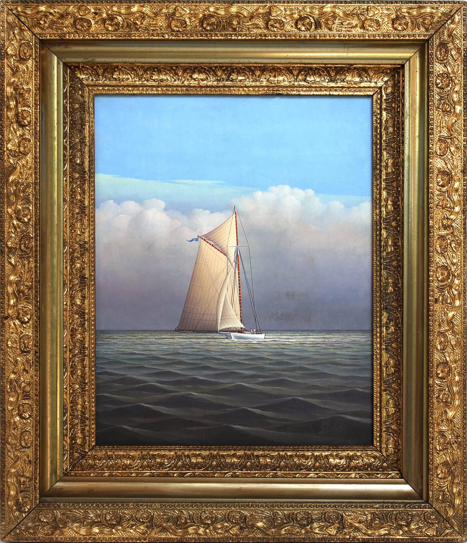 Nemethy "Sailing in the Afternoon" Realist Oil Painting on