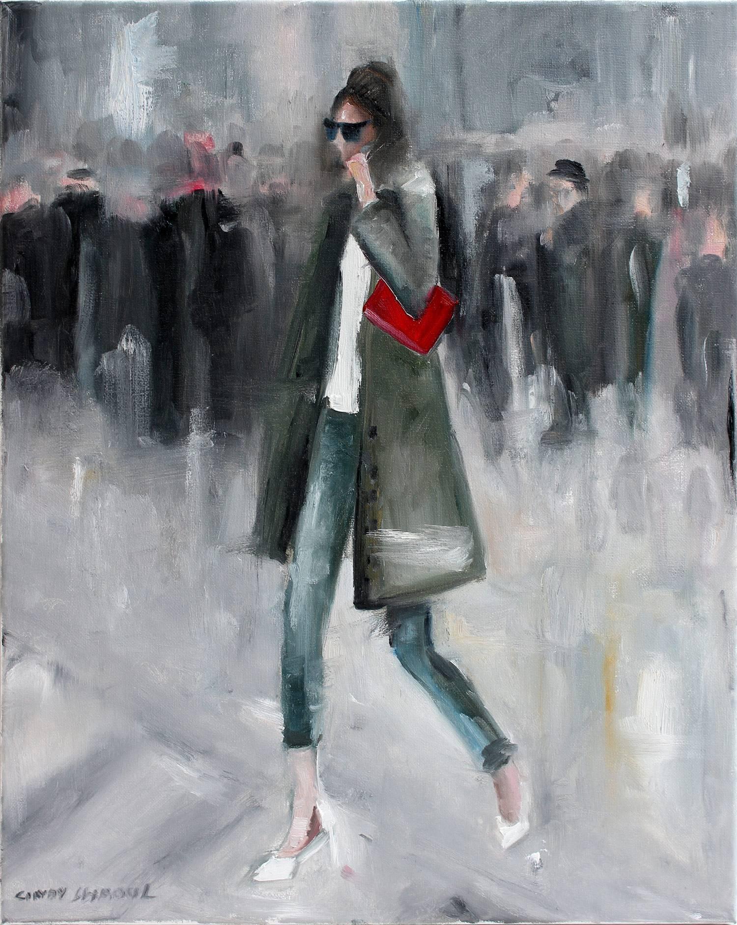 Cindy Shaoul Figurative Painting - Never Too Late