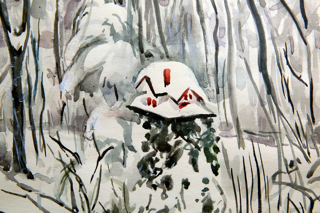 Snow Scene - American Impressionist Art by Martha Walter