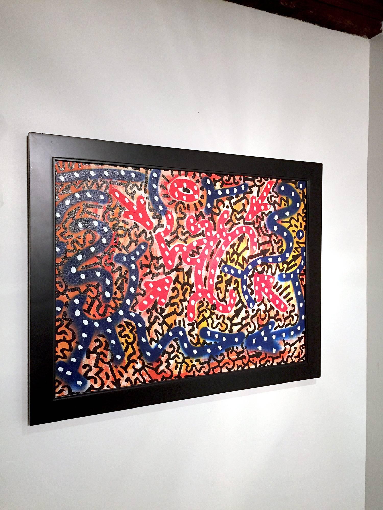 Pair of artworks by Angel Ortiz 