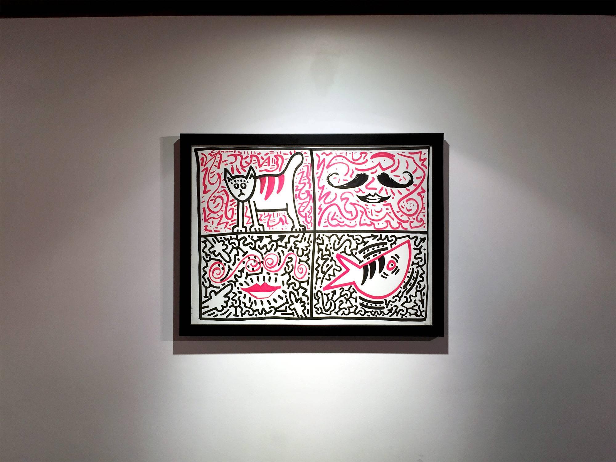 New York City graffiti artist L.A. II (a.k.a. Angel Ortiz) is best known for his collaborations with Keith Haring. Ortiz’s career took off after Haring spotted his “Little Angel” tag upon moving to New York and asked to meet the then-teenage artist.