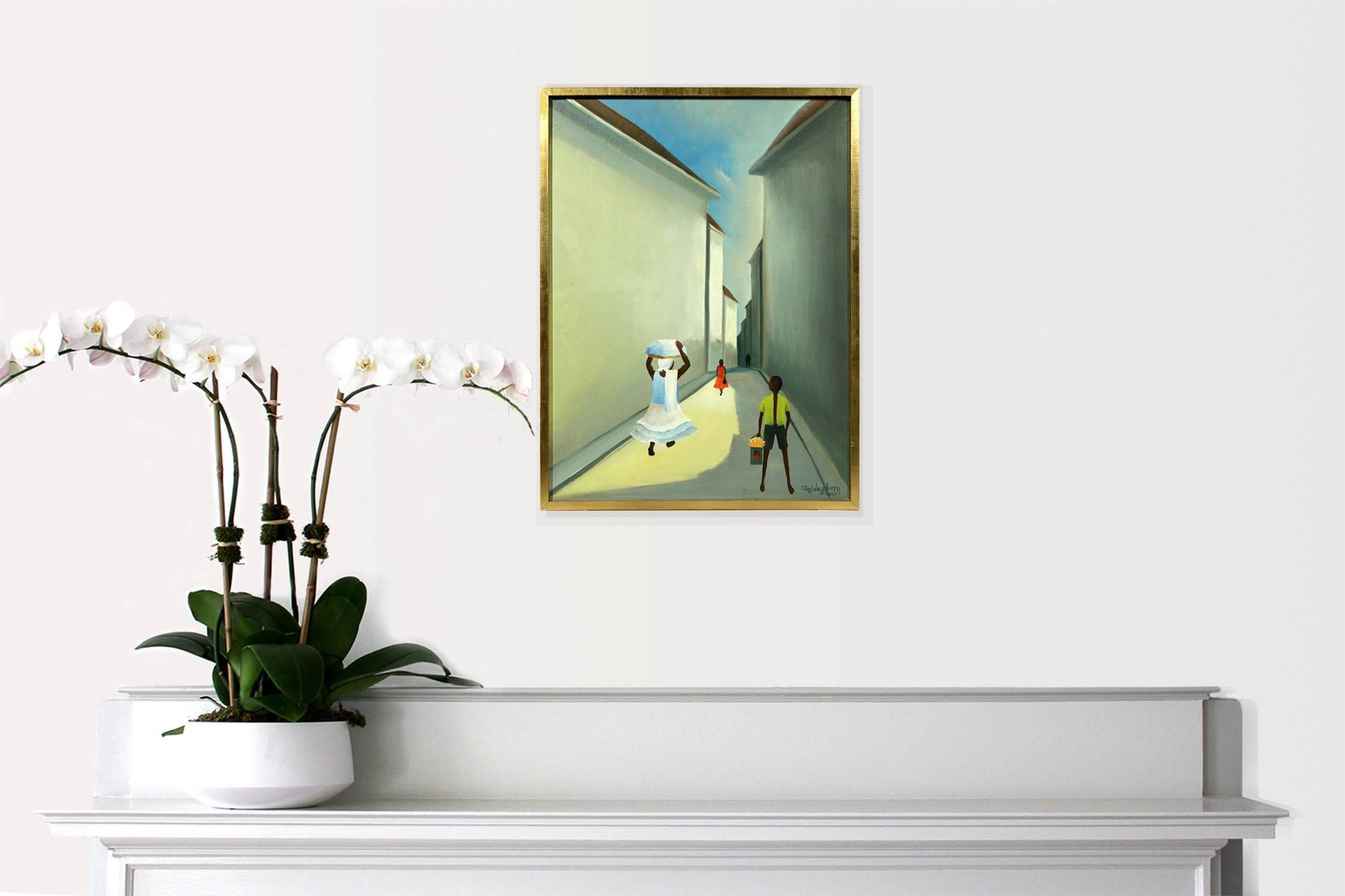 20th Century Brazilian Minimalist Modern Oil Painting 4