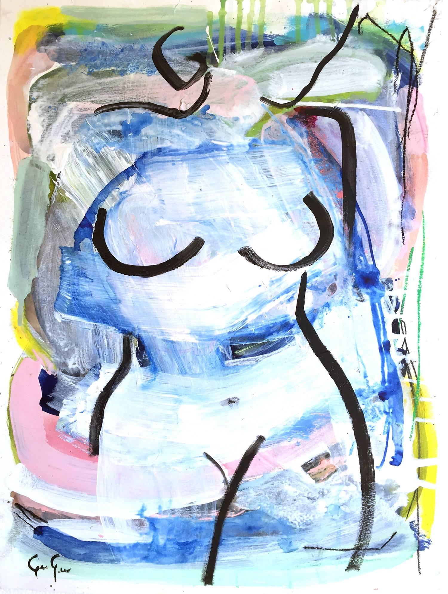 Gee Gee Collins Figurative Painting - Woman Uncovered