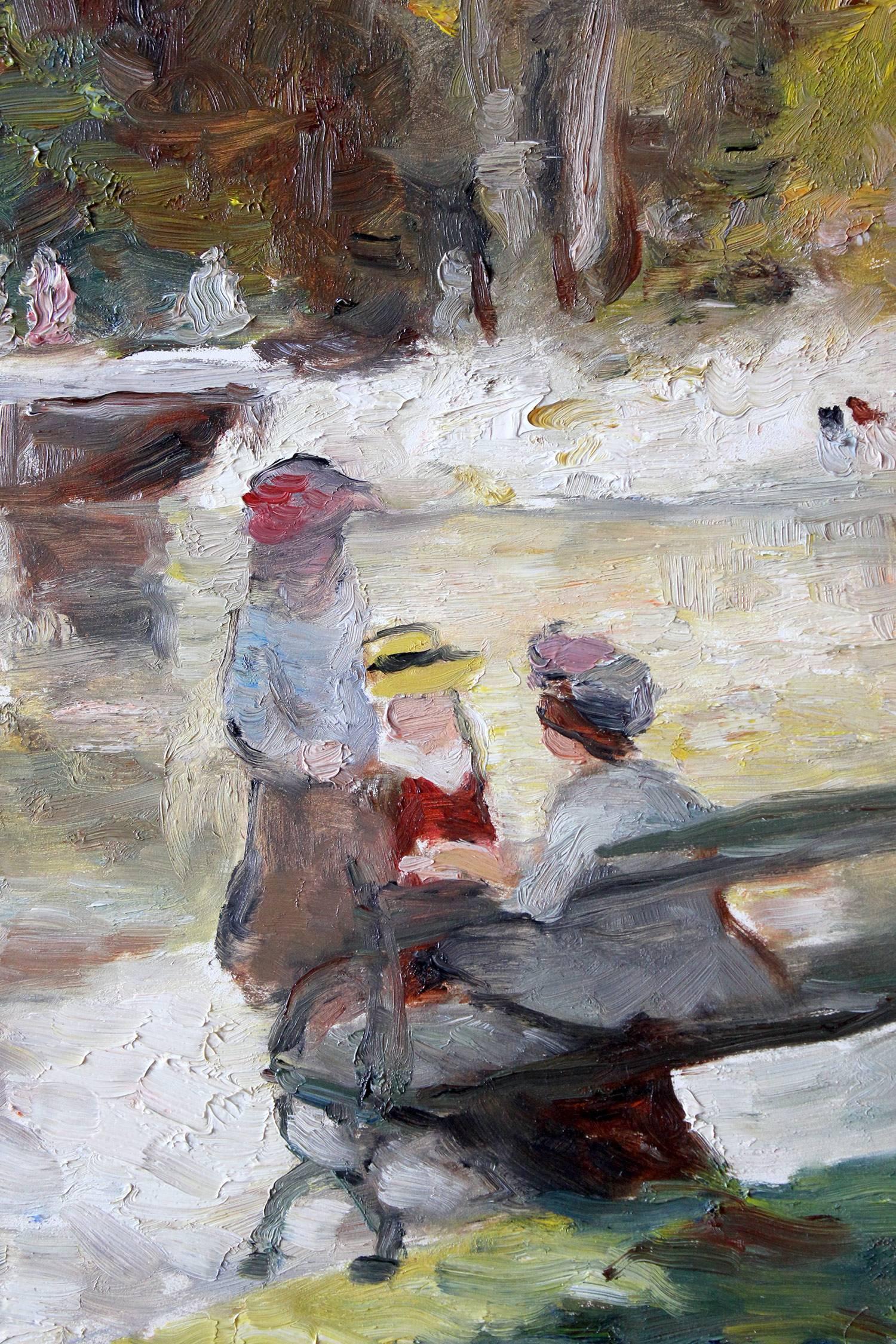 At the Park - Impressionist Painting by Cindy Shaoul