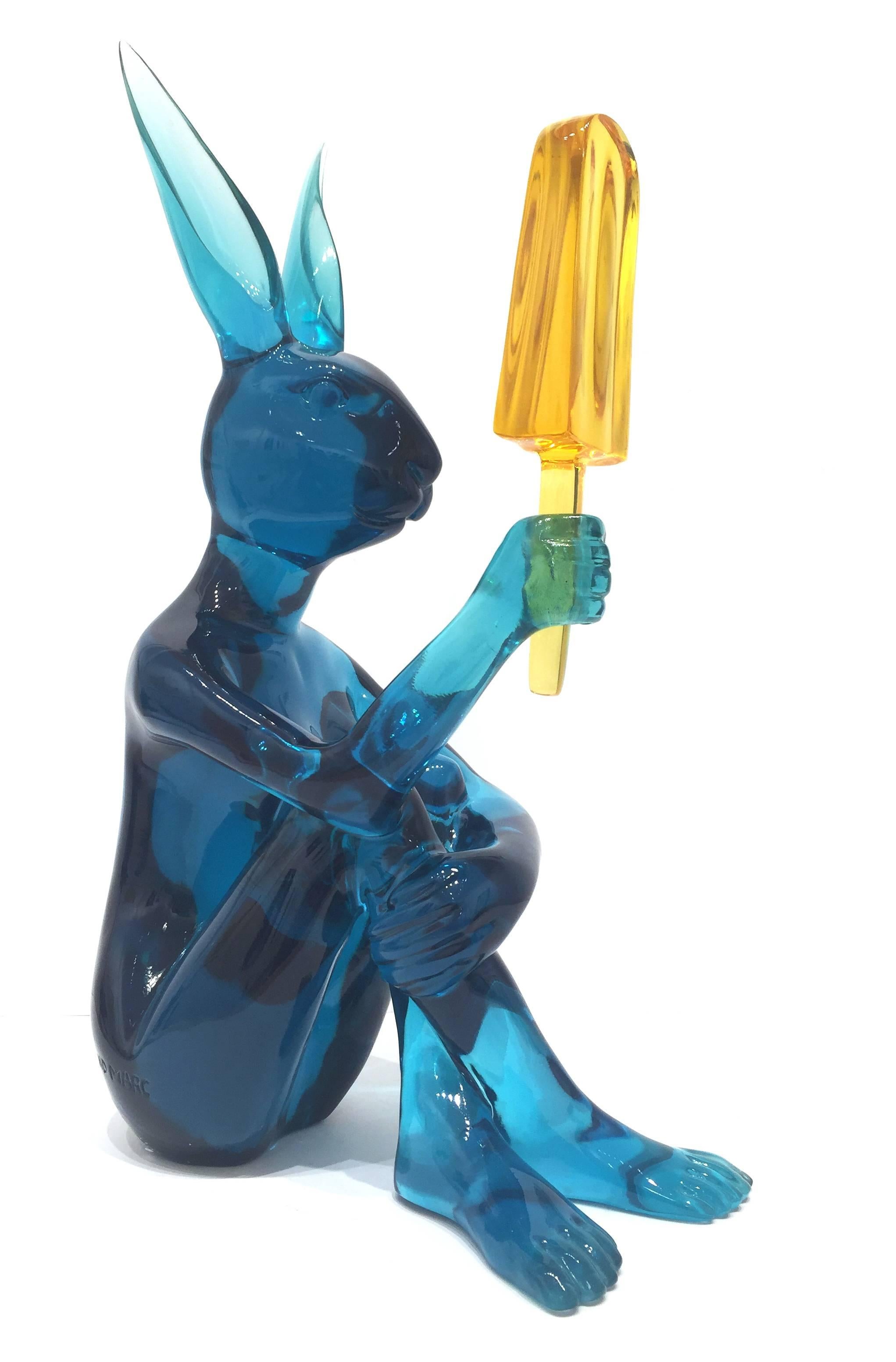 Gillie and Marc Schattner Figurative Sculpture - She Screamed for Ice Cream