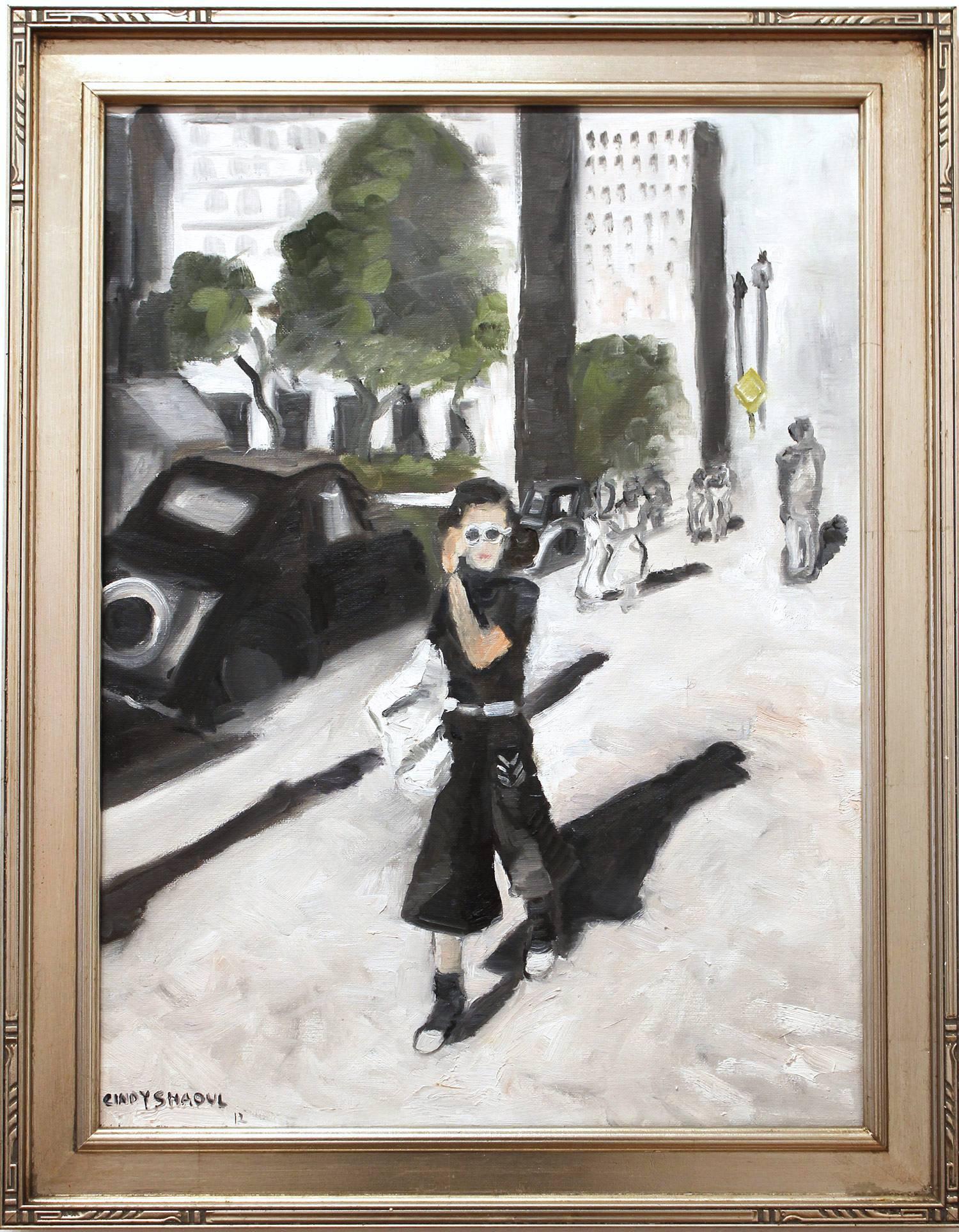 Old Hollywood - Painting by Cindy Shaoul