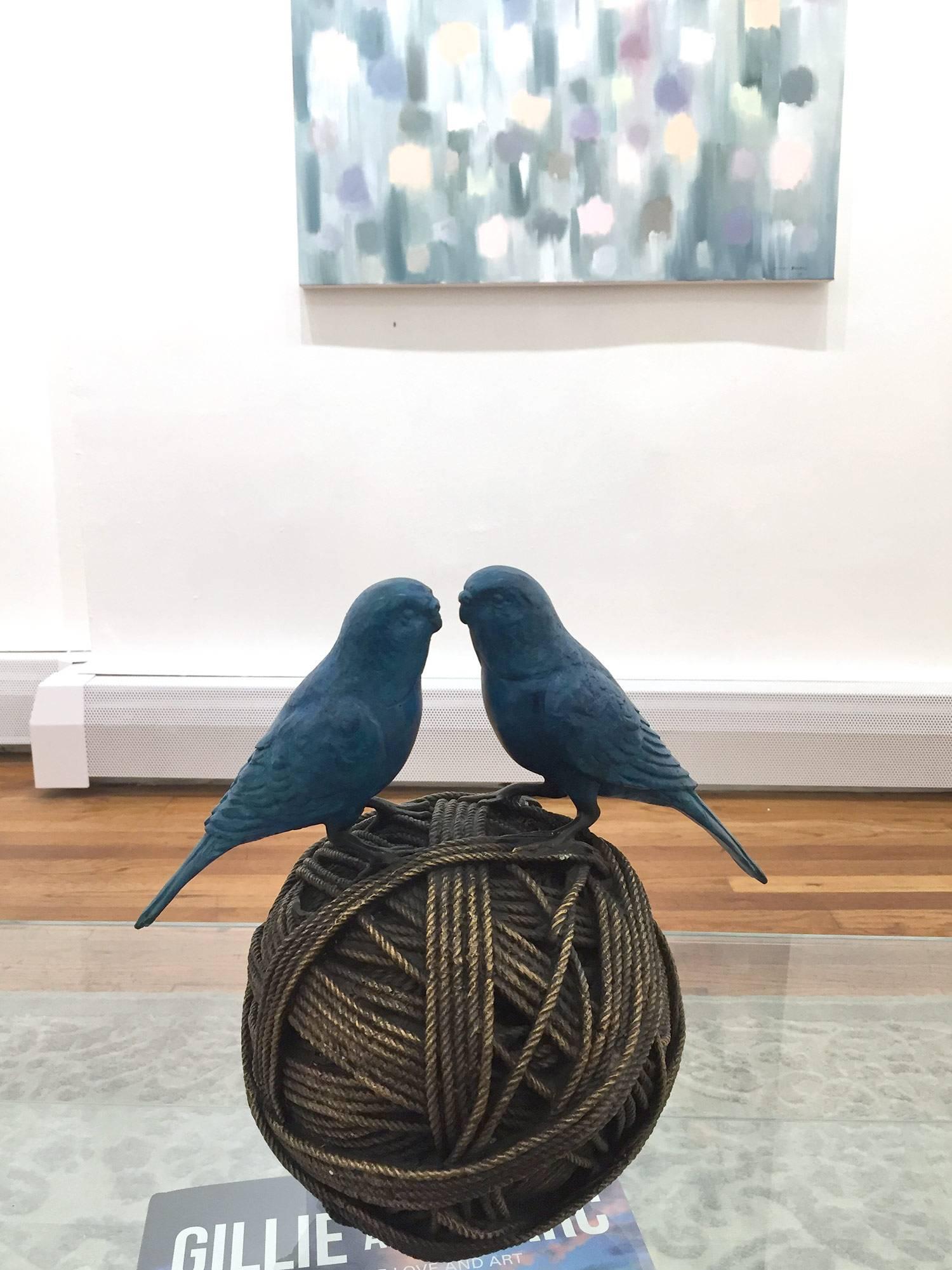 Life's a Ball (2 Budgies on ball) 1