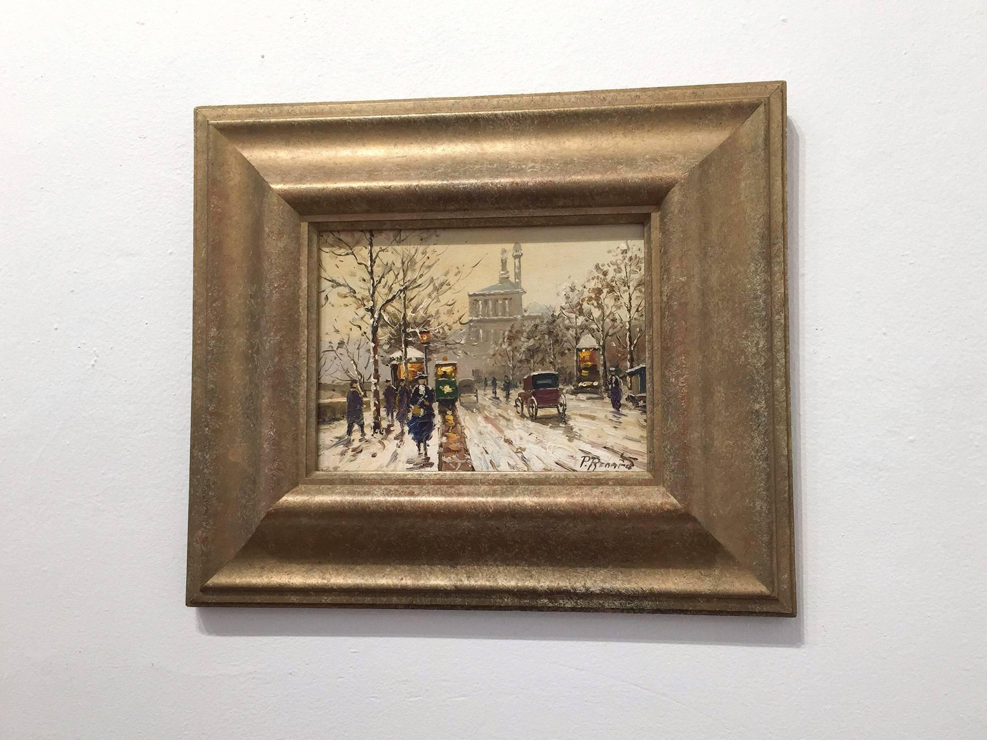 Parisian Winter Street Scene 2