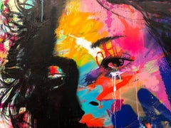 "Les Beaux Jours" I bei giorni Arte di strada astratta e colorata, arte francese