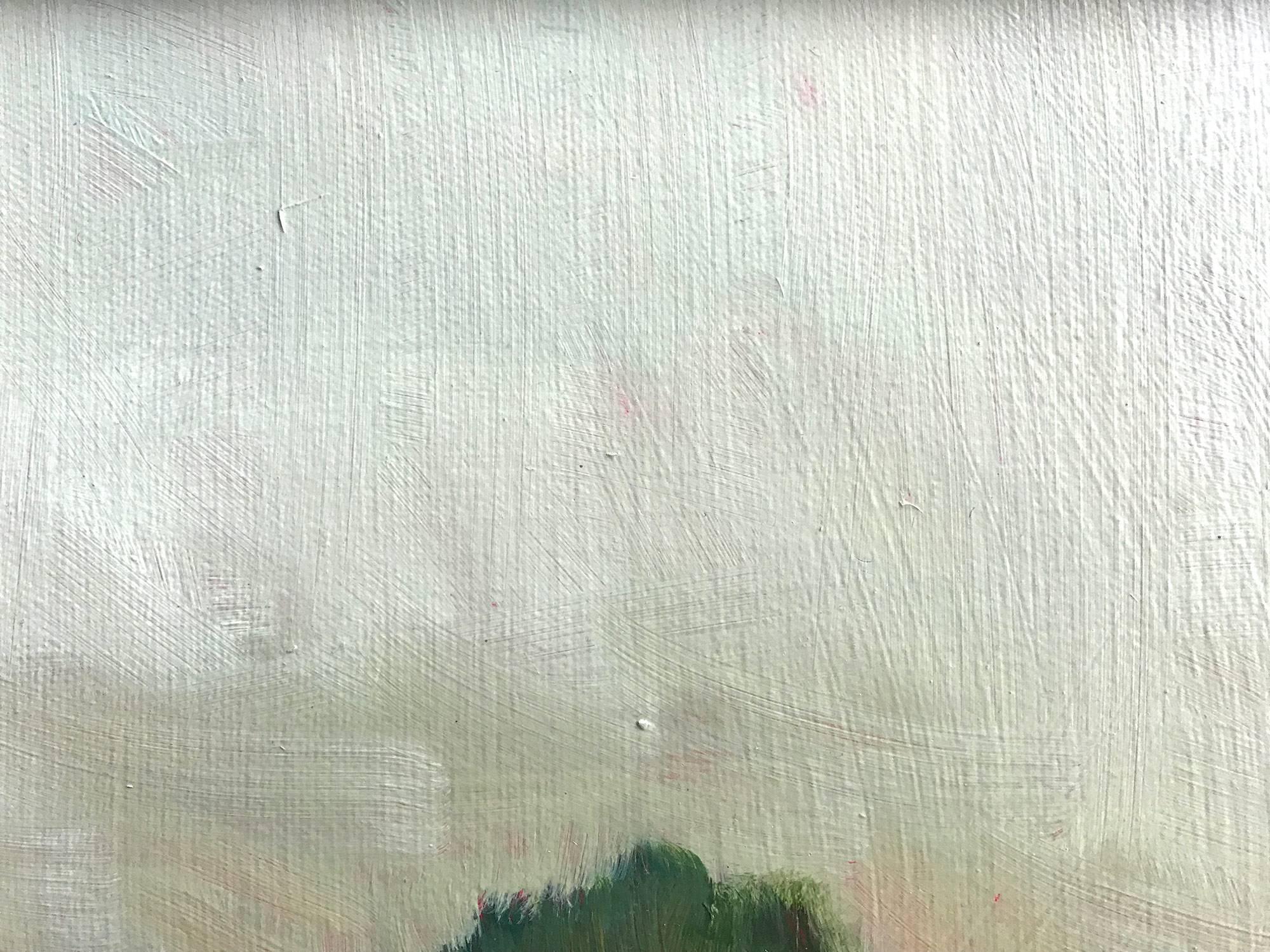 From the Distance - Gray Landscape Painting by William McCarthy