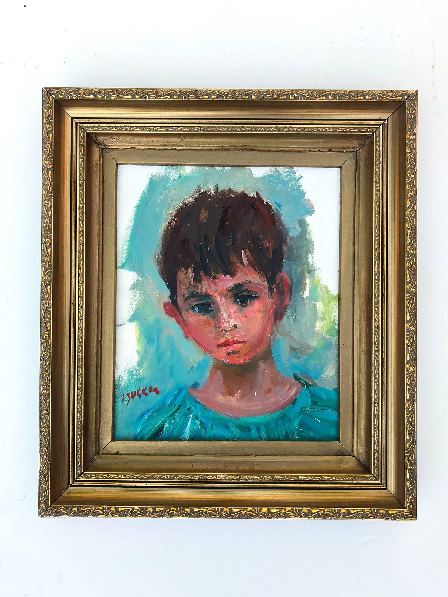 Portrait of a Young Boy in Blue 5