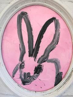 Untitled (Oval Bunny on Pink)