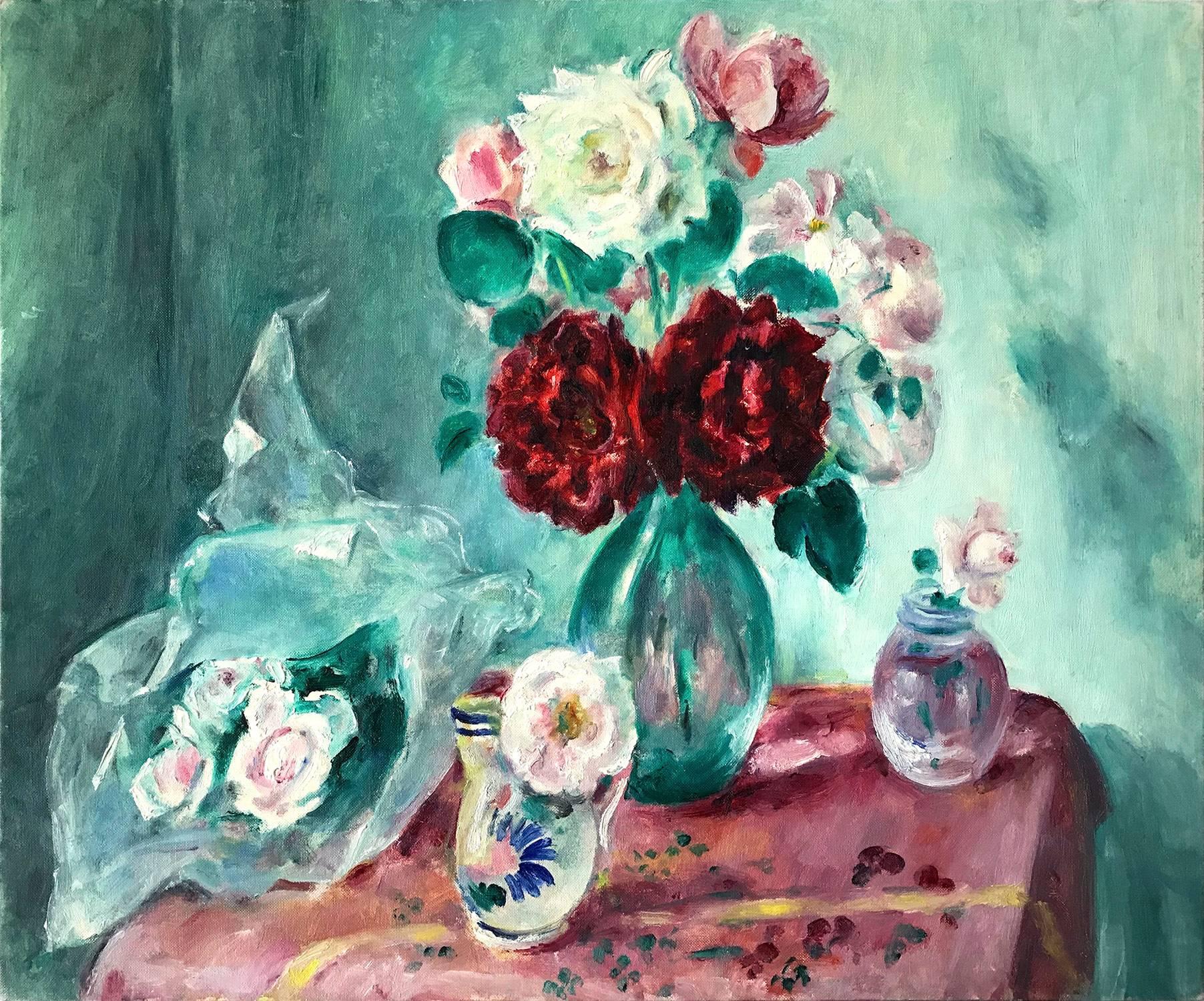Still Life with Rose Bouquet