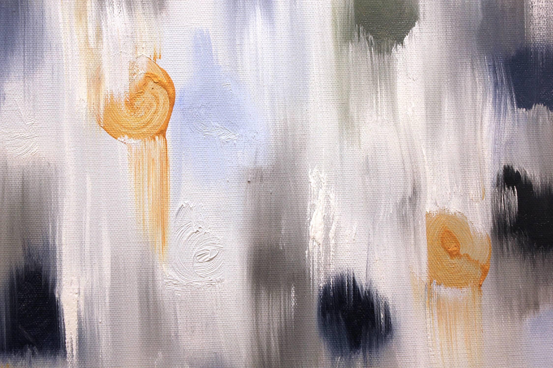 Dripping Dots, Aspen 2 - Painting by Cindy Shaoul