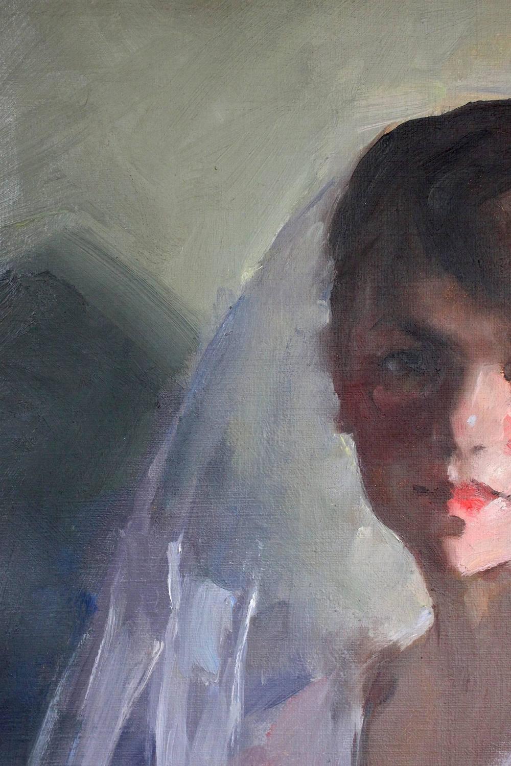 Martha Walter Portrait Of Young Woman With Flowers At 1stdibs