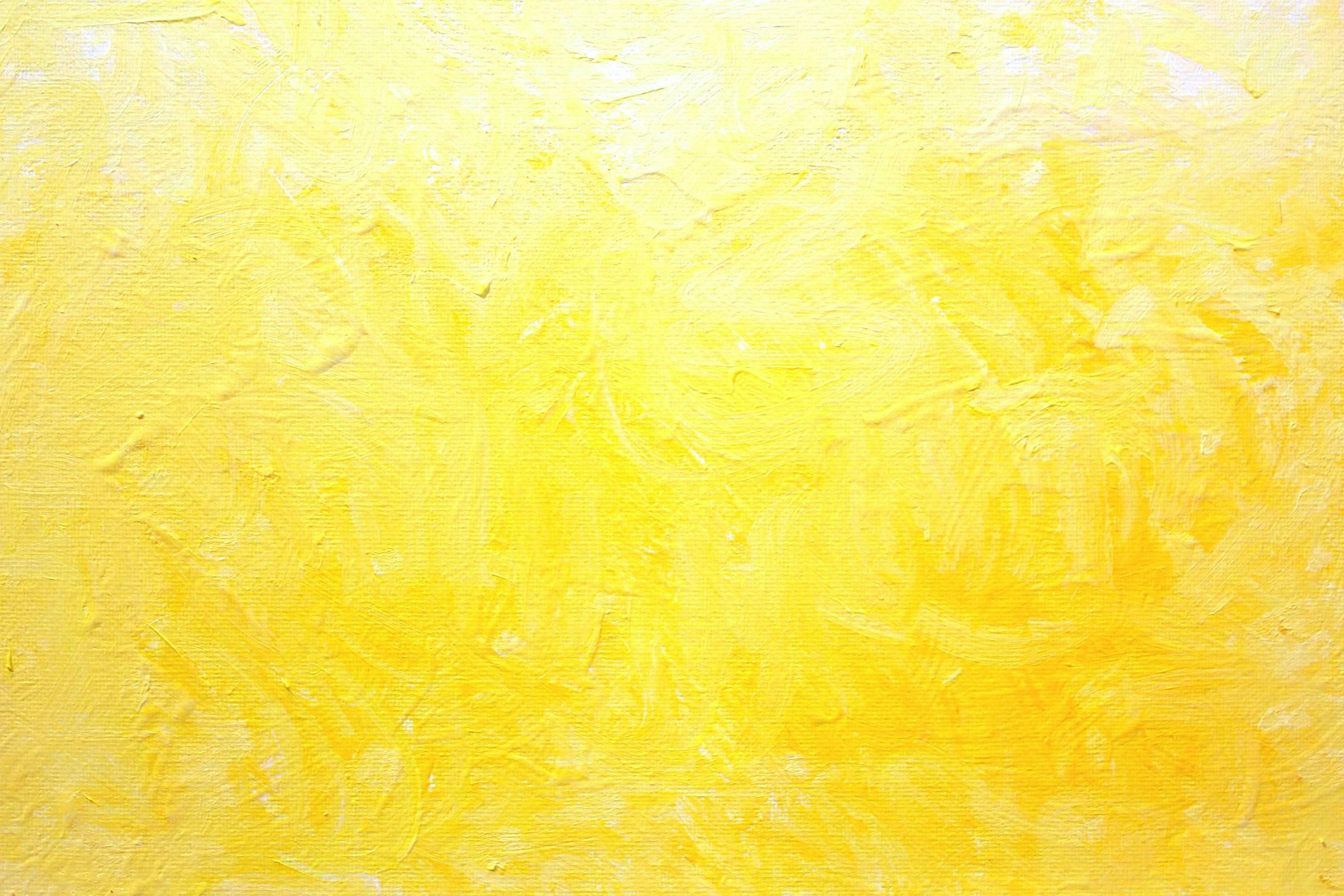 One Glorious Morning In Yellow And White - Contemporary Painting by Robert Gregory Phillips