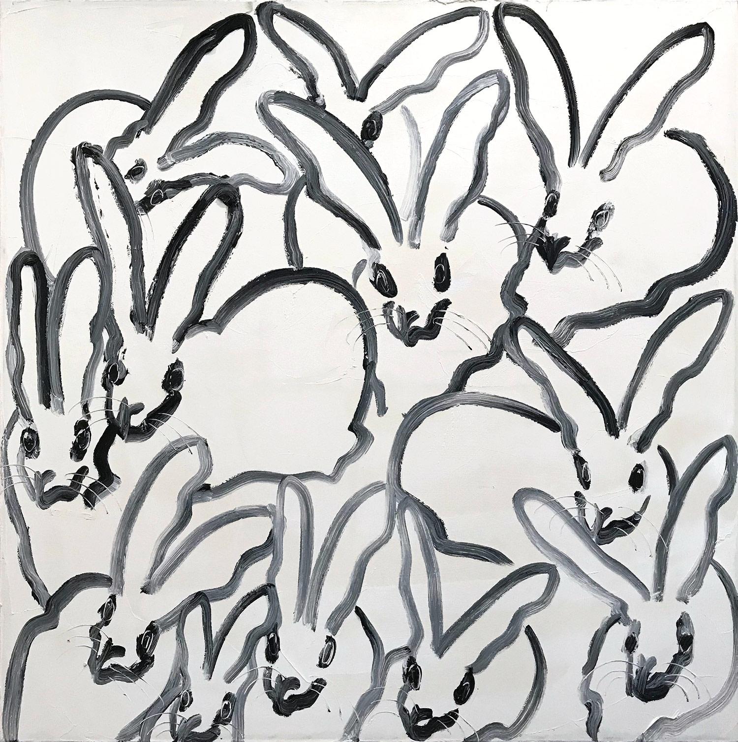 bunny abstract art
