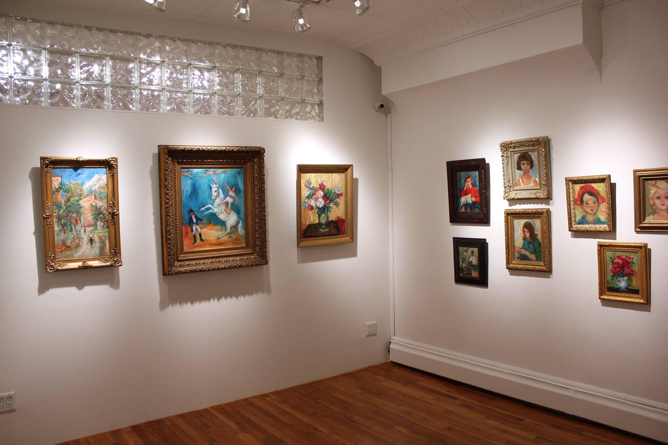 Jacques Zucker was a prolific artist whose works are exhibited in Museums and galleries around the world. Being heavily influenced by artist such as Soutine, Chagall, and Renoir, we can see hints of their styles suggested in many of his works.