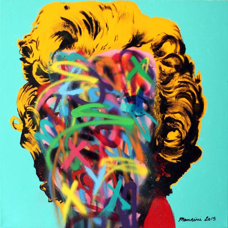 Eric Mancini Portrait Painting - Mancini’s Marilyn