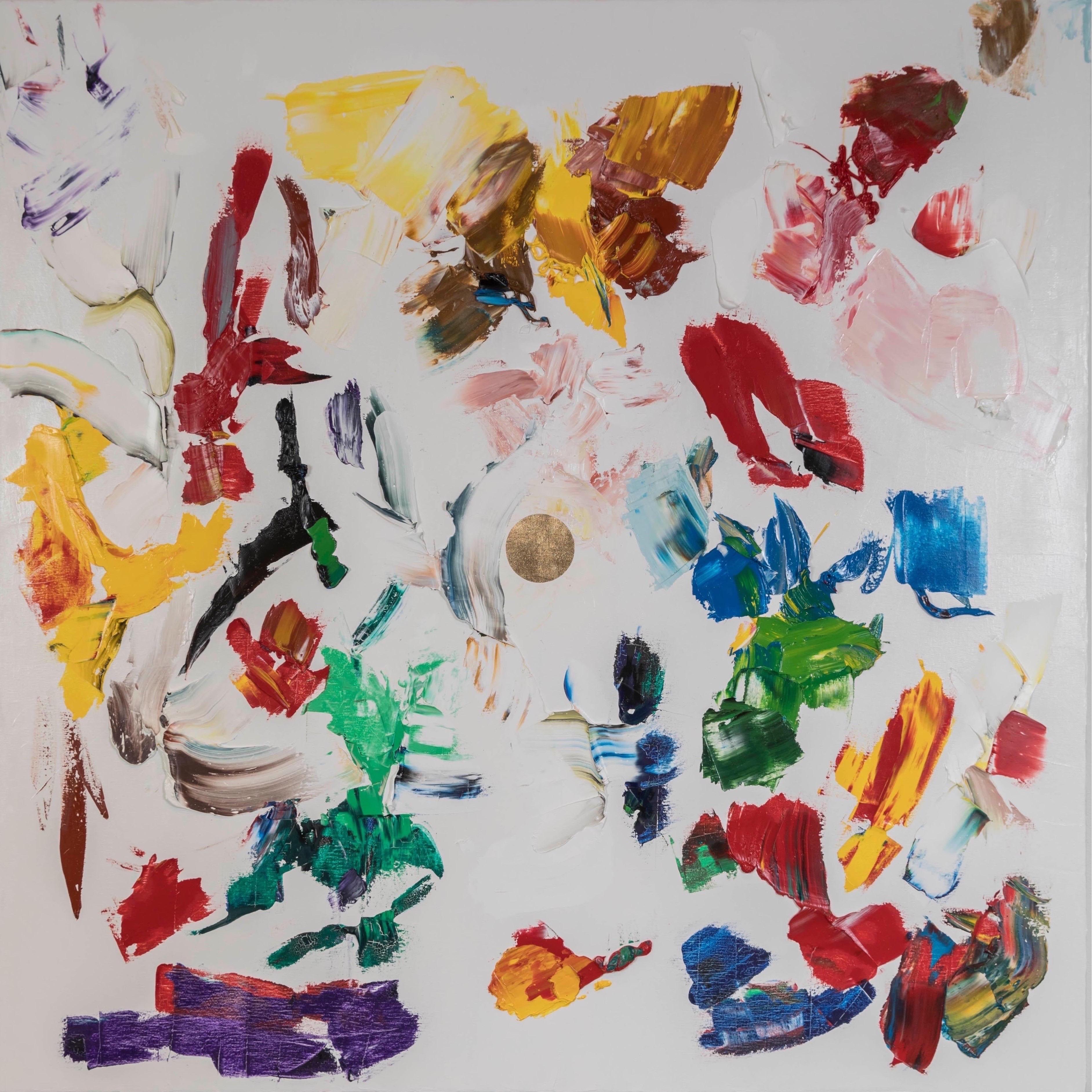 Yuri Figueroa Abstract Painting – CHAOS III