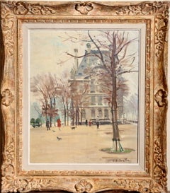 Olio francese di metà secolo, Parigi, Pavillon de Flore, Louvre, Constant Le Breton