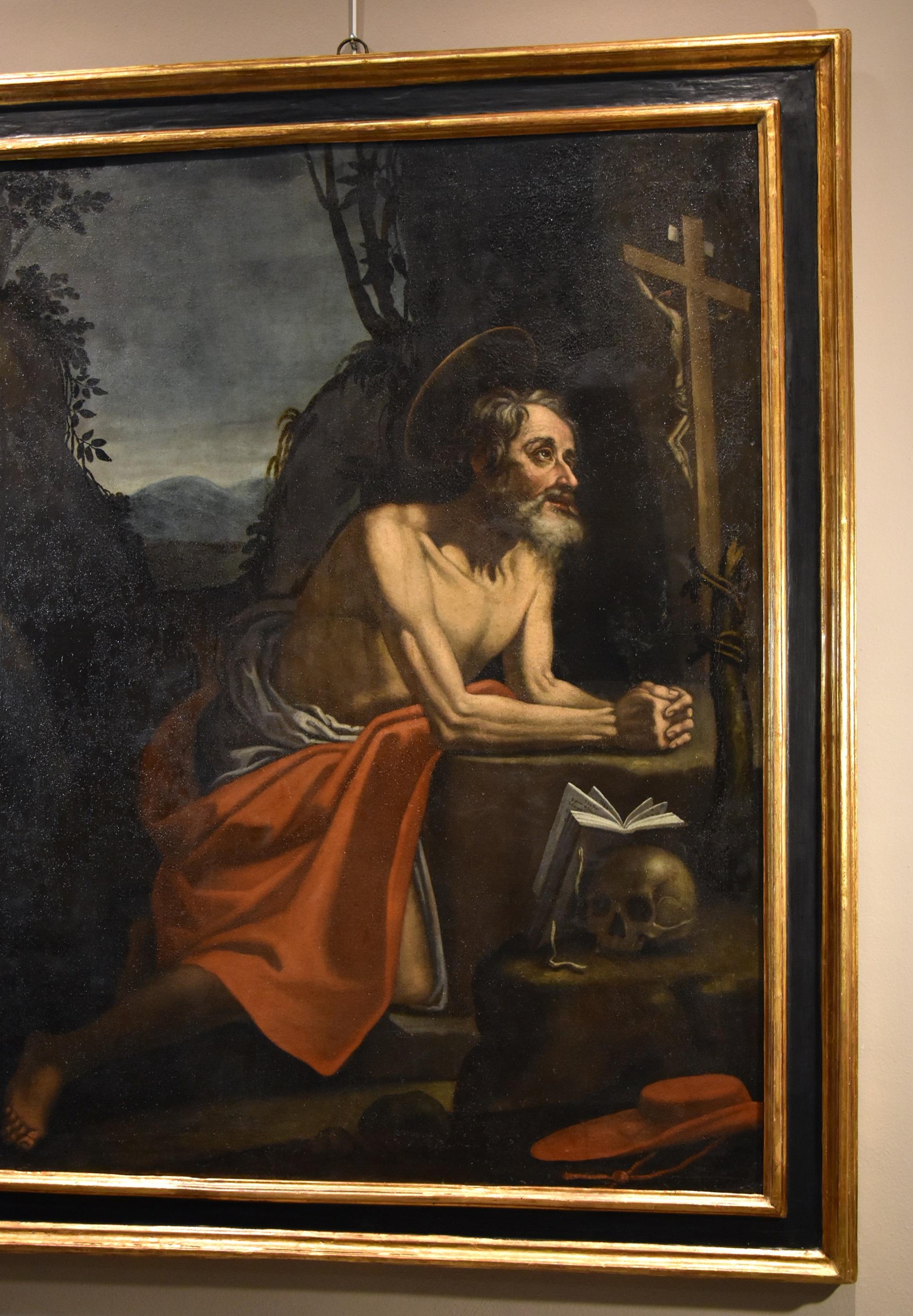 Saint Jerome De Somer Paint Oil on canvas 17th Century Old master Flemish Art For Sale 8