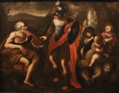 Erminia Among The Shepherds Magnasco Paint 17th Century Oil on canvas Old master