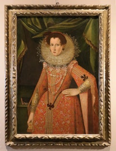 Portrait Noblewoman Coello Paint 16/17th Century Oil on canvas Old master Spain