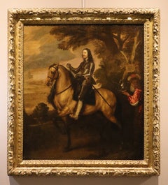 Portrait Charles I Van Dyck Paint 17/18th Century Oil on canvas Old master Art
