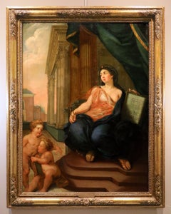 Allegory Architecture Van Thulden Paint 17th Century Oil on canvas Old master
