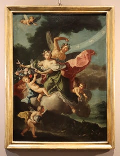 Flora Zephyr Amigoni Paint 18th Century Oil on canvas Old master Mythological