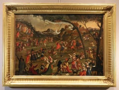 Allegory Of Human Folly Van Bredael Paint 17/18th Century Oil on canvas Flemish