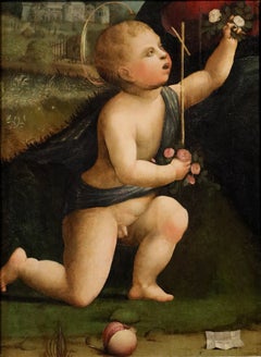 Johannes der Täufer, Palmezzano, Gemälde, 15./16. Jahrhundert, Öl auf Holz, Alter Meister, Italien