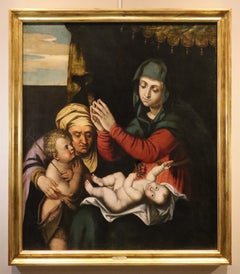 Madonna Pulzone, peinture du XVIe siècle, huile sur toile, maître ancien, thème religieux, Italie, art