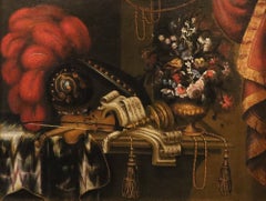 Still-life Armor Tibaldi Paint 17th Century Oil on canvas Old master Italy Art
