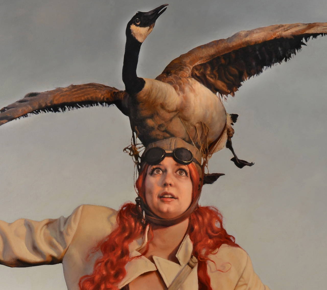 A Fugitive Faith - Painting by Pamela Wilson