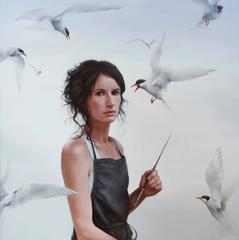 Self Portrait with Terns